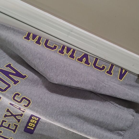 Denim & Flower  Ricky Singh Houston Texas  gray sweatshirt  Sz M - Picture 3 of 7